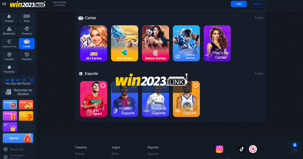 Win2023 cassino  para Dispositivos Móveis